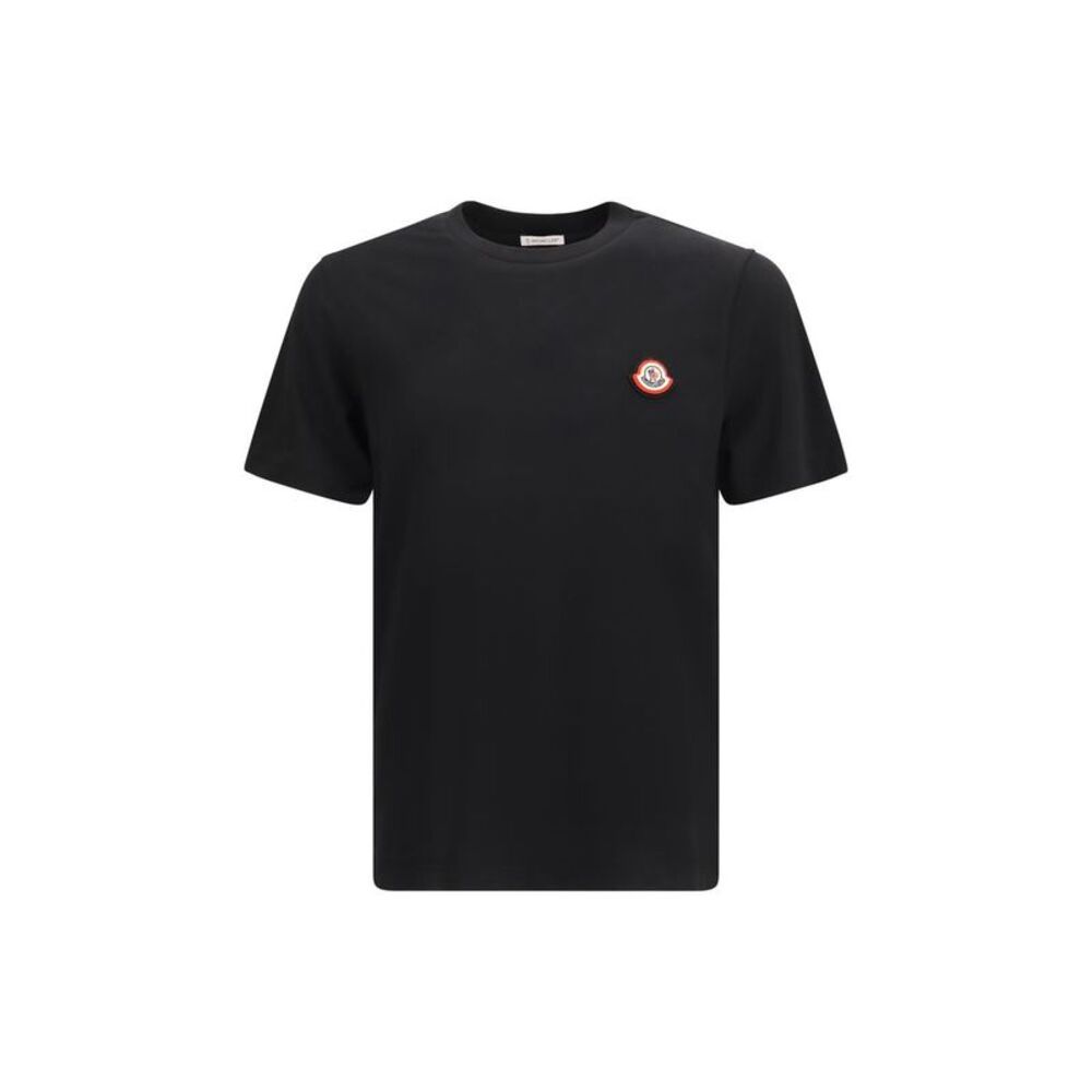 Moncler Black Cotton Men's T-Shirt